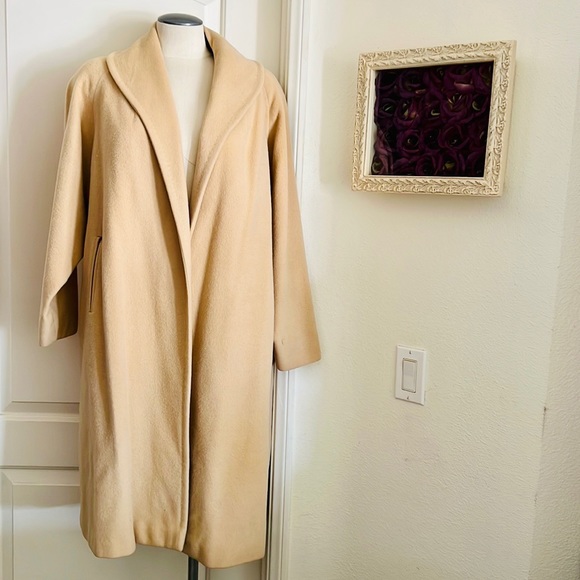 100% Cashmere~Swing Coat / Vintage~50’s / Gertz~Long Island - Picture 5 of 16